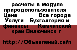 расчеты в модуле природопользователя › Цена ­ 3 000 - Все города Услуги » Бухгалтерия и финансы   . Камчатский край,Вилючинск г.